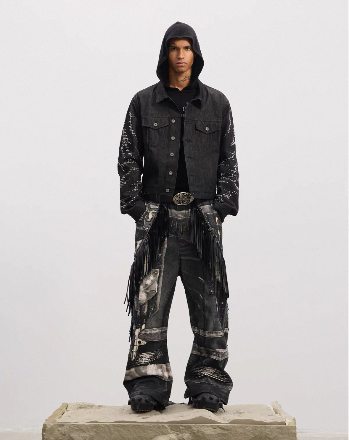 DND4DES Fringe Baggy Pants