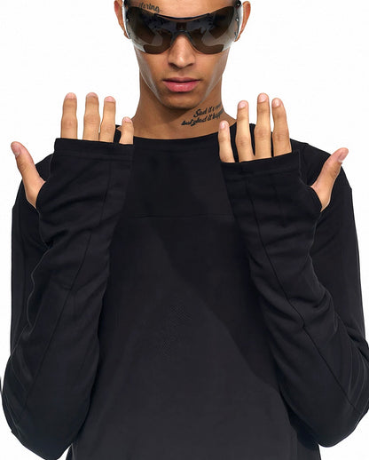 REBEL WAVE Back Cross Long Sleeve