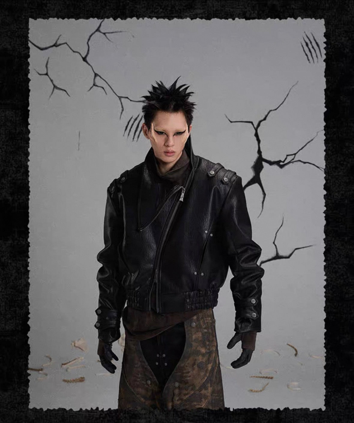 FLYERRER PU Leather Jacket