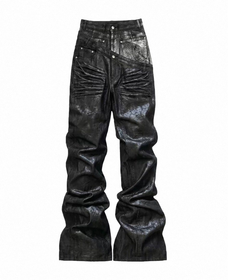 NOVA NEXUS Double waist denim pants