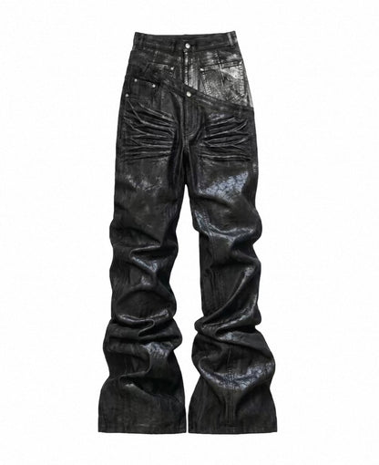 NOVA NEXUS Double waist denim pants