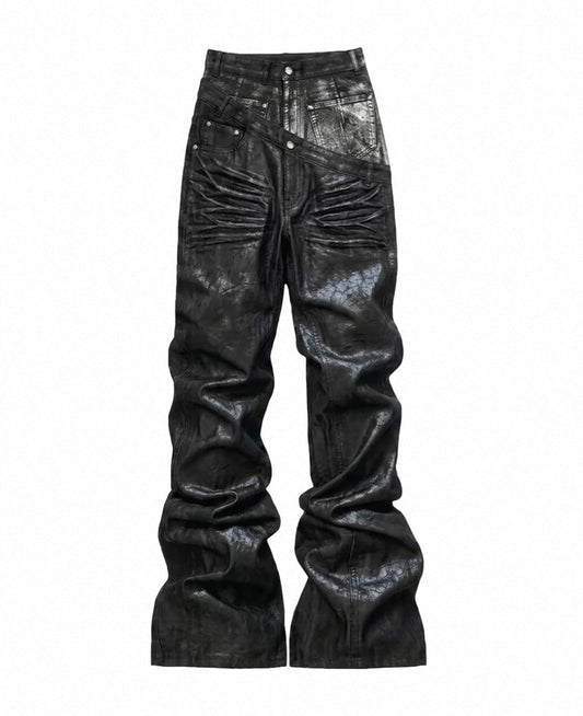 NOVA NEXUS Double waist denim pants