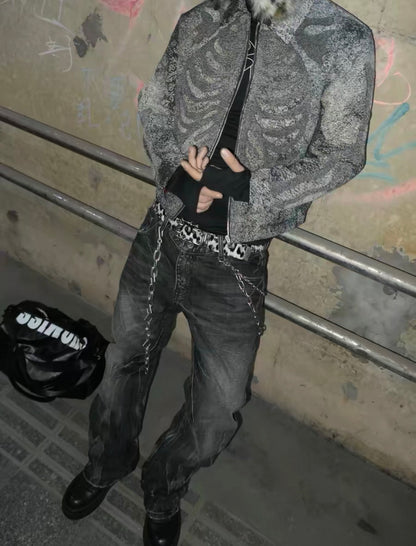 EODUP Skeleton Short Jacket