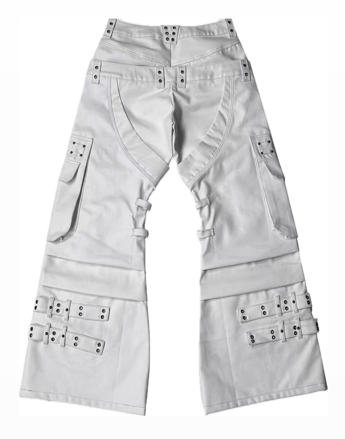 ATANOTHINGNESS Double Waist White Pants