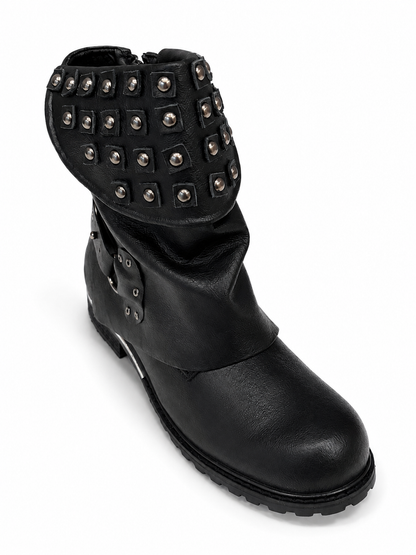 Studded Short Boots