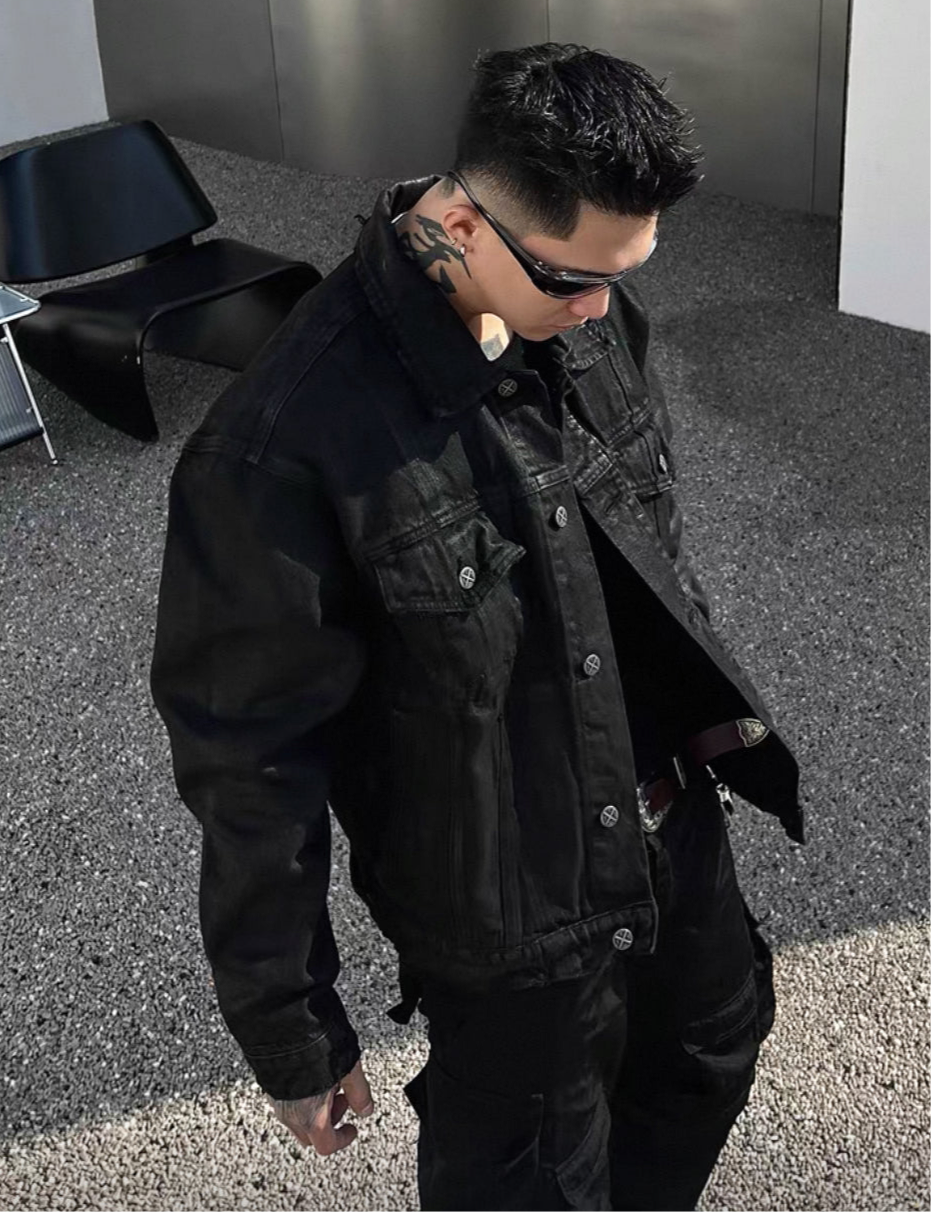 EODUP Wax Denim Jacket