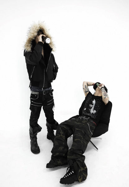 Rivet N2B Fur Collar Flight Jacket