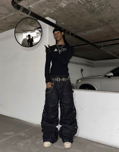 RYE CHASIN Studs Denim Pants