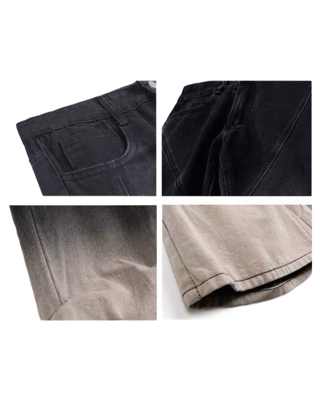 STARTEXCEEDEND 2tone Flare Pants