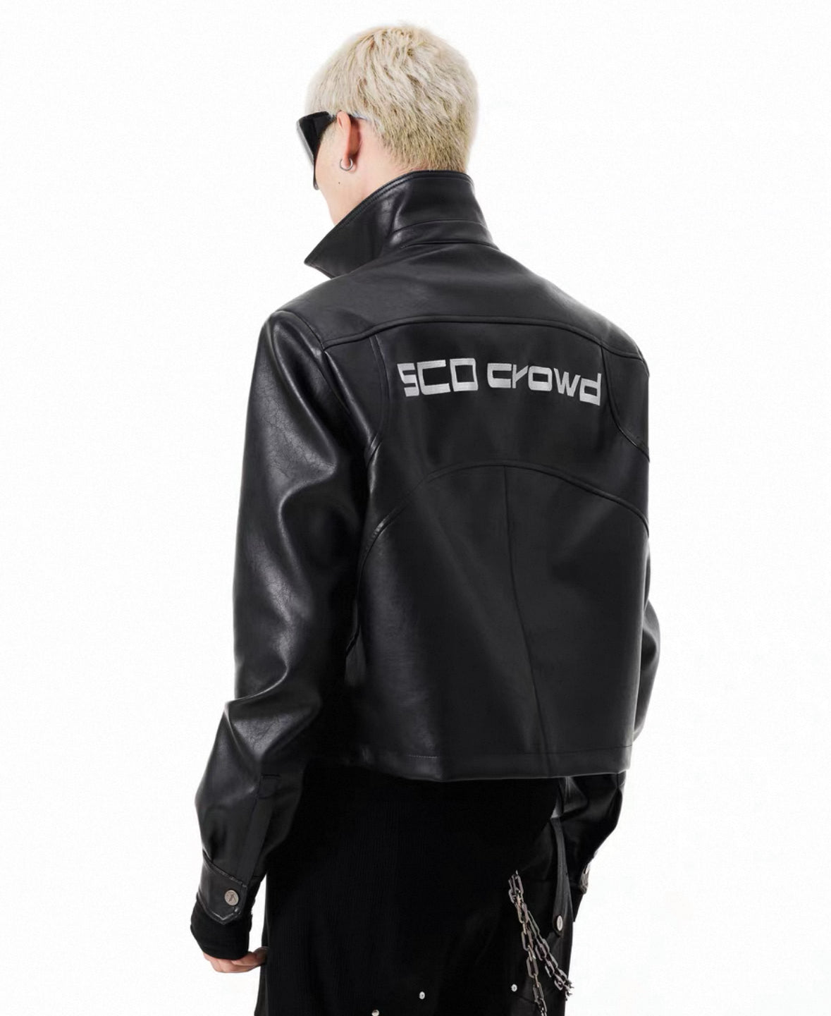 SCD CROWD PU Leather Short Jacket