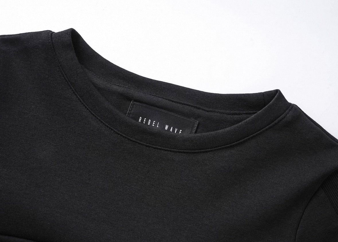 REBEL WAVE Back Cross Long Sleeve