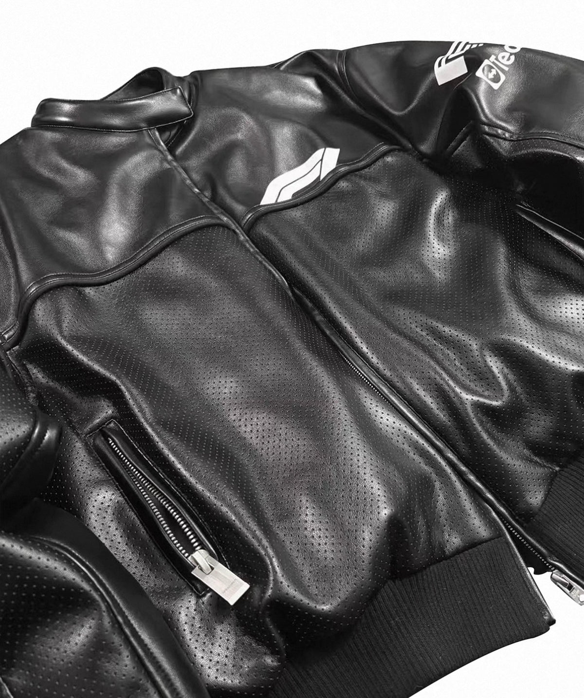 RYE CHASIN F1レーシング レザーボンバージャケット SELFISH