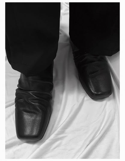 Cowhide Leather Slipper