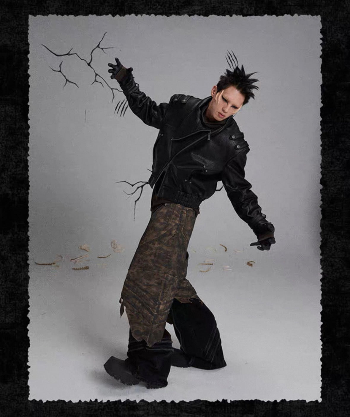 FLYERRER PU Leather Jacket