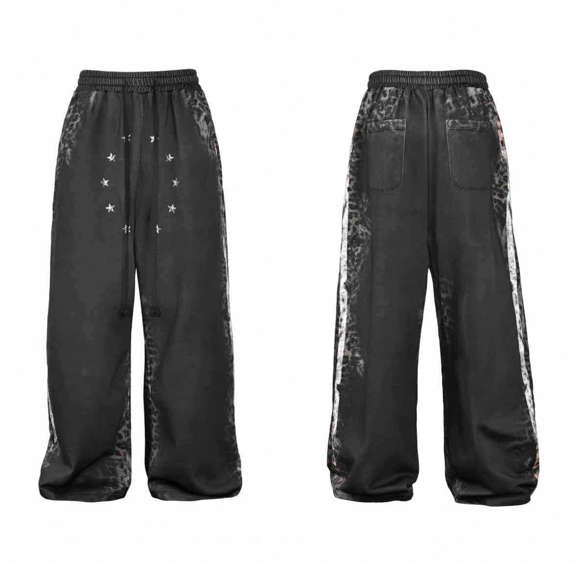 LOSECONTROLEDGE Zip Hoodie&Pants Set Up