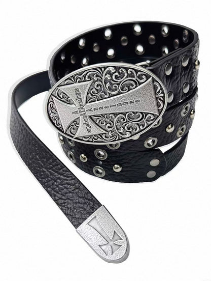 ATANOTHINGNESS Cross buckle belt