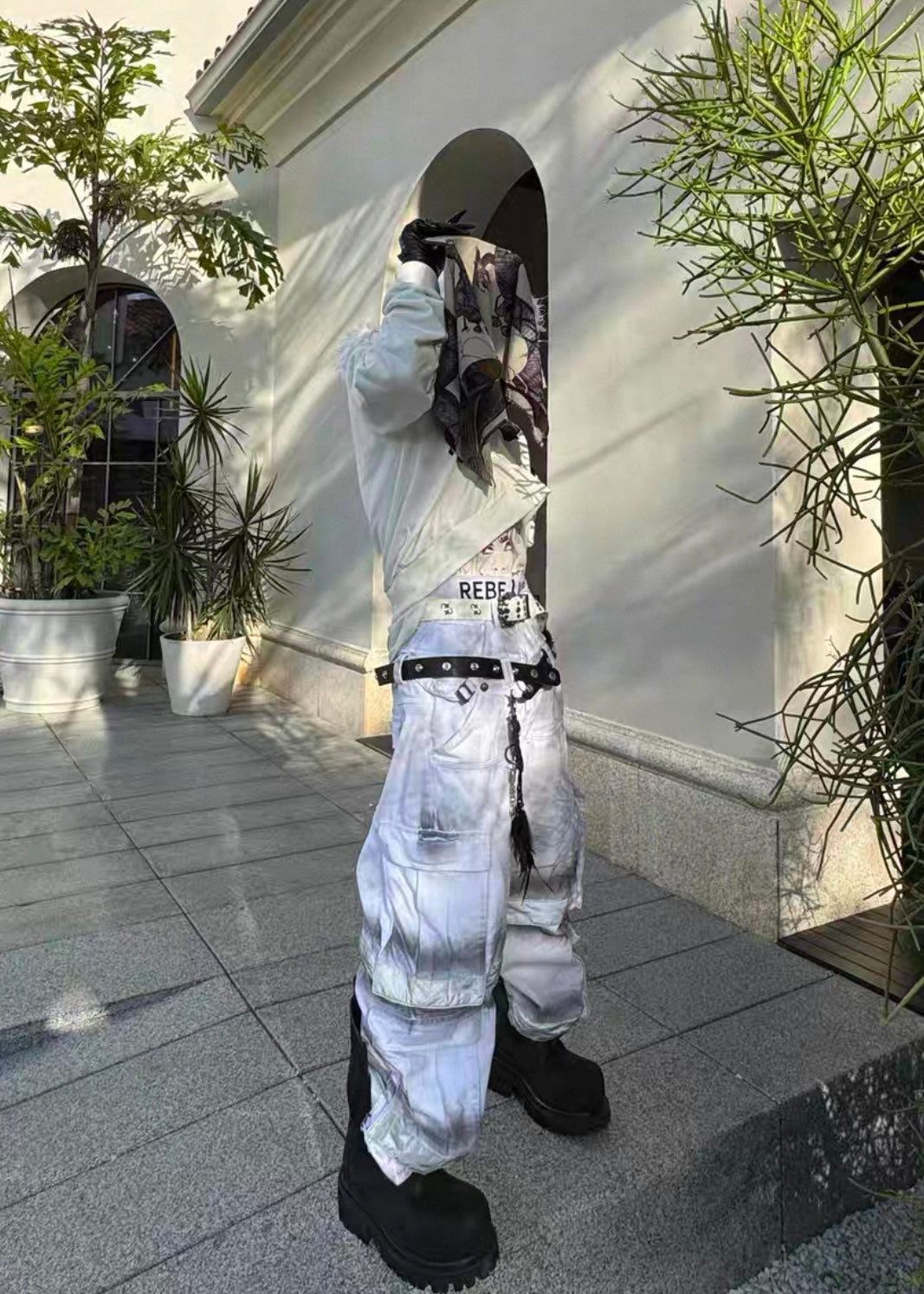 TECNINEGROUP Double Waist Pants
