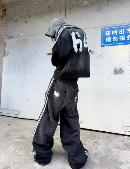 LOSECONTROLEDGE Hoodie&Pants Set Up