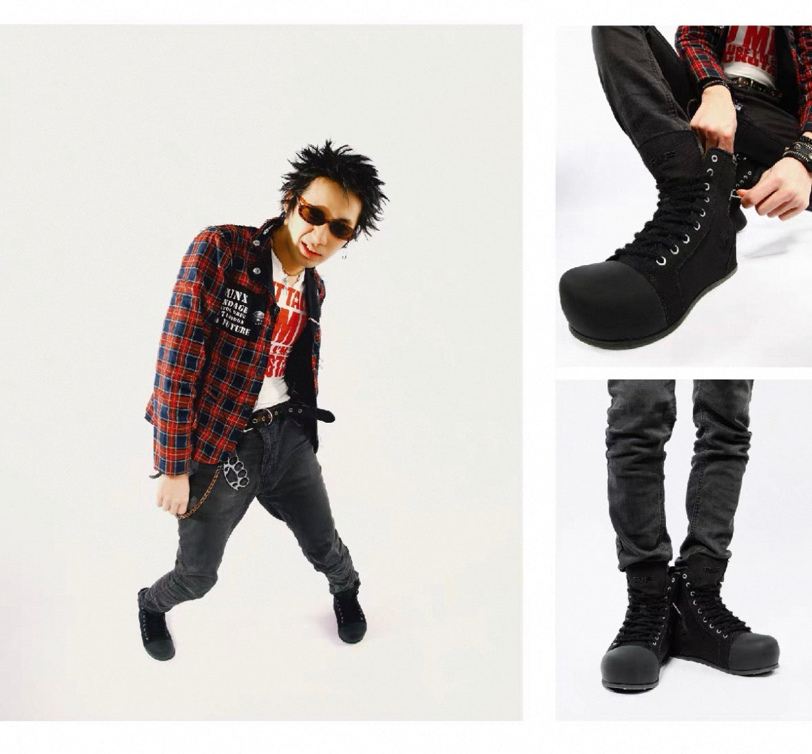 ROCKSTA×F.V.V.O High Cut Platform Shoes