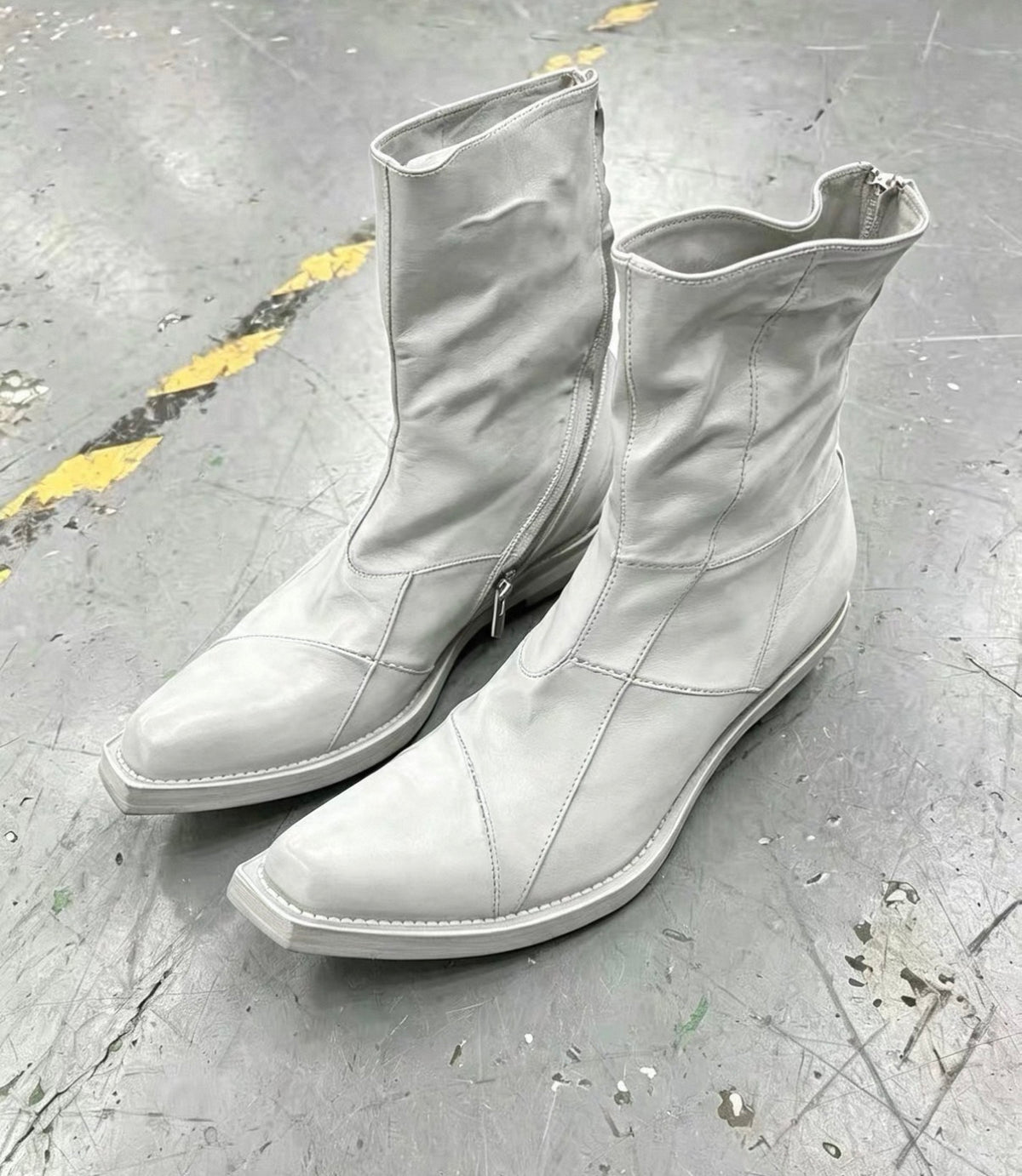 Leather Engineer Boots
