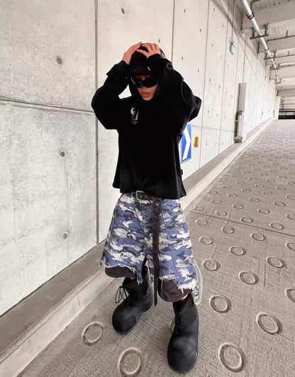 TECNINE GROUP Layered Half Pants