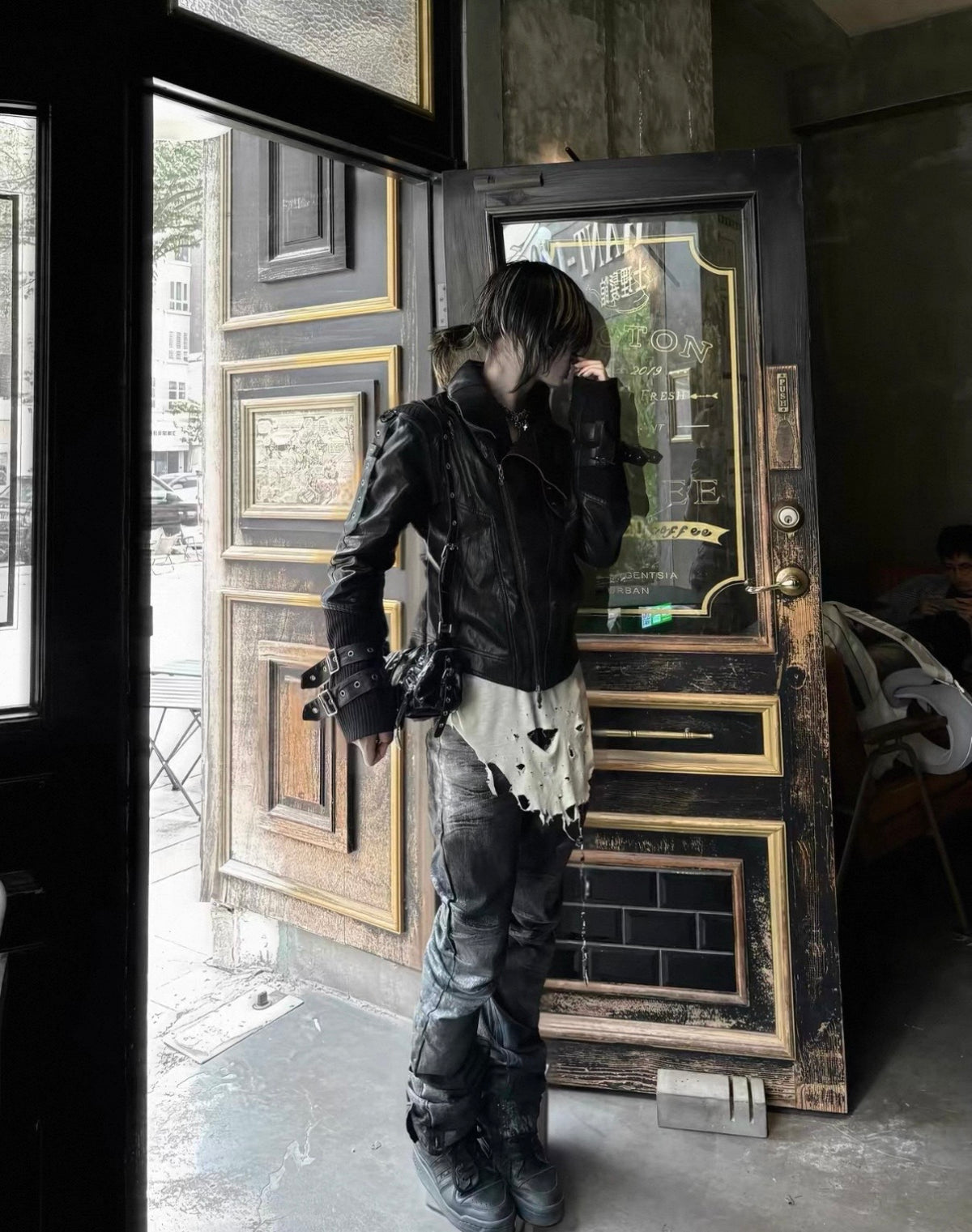 Black Knight Leather Jacket