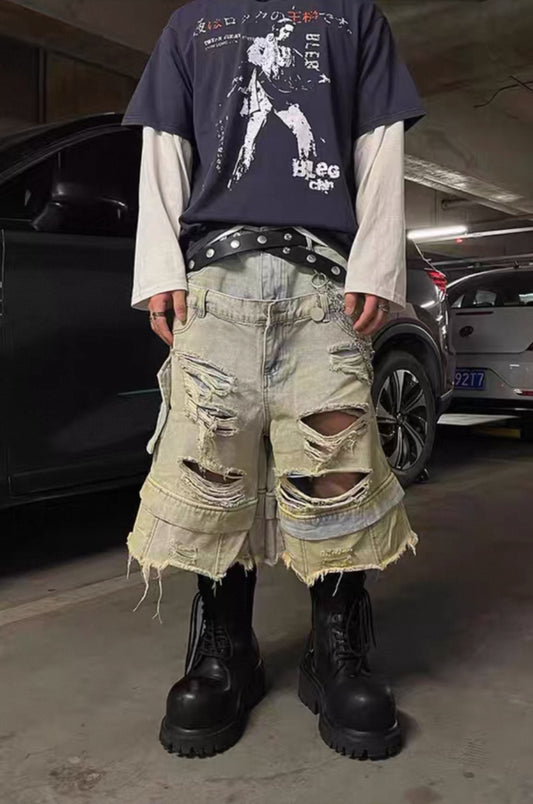 DARK FOG Crush Half pants