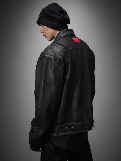 EODUP Wax Denim Jacket