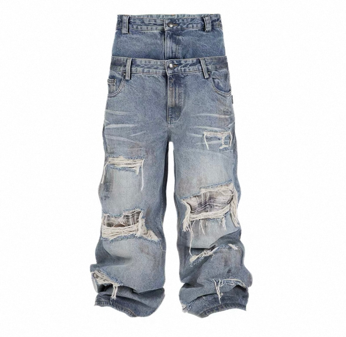 THEWET Double Waist Pants