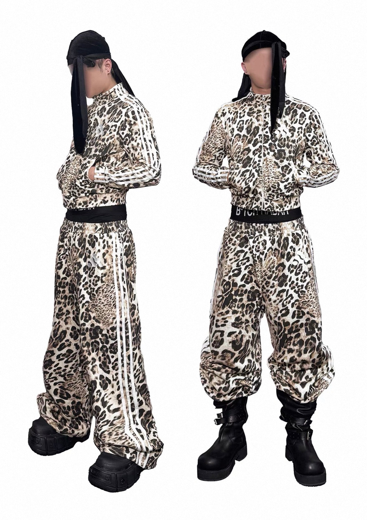 RYE CHASIN Leopard Wide Line Pants