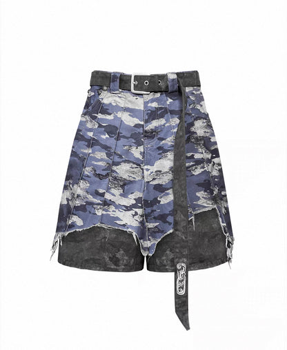 TECNINE GROUP Layered Half Pants