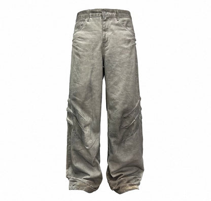 JCAESAR Scratched Jeans