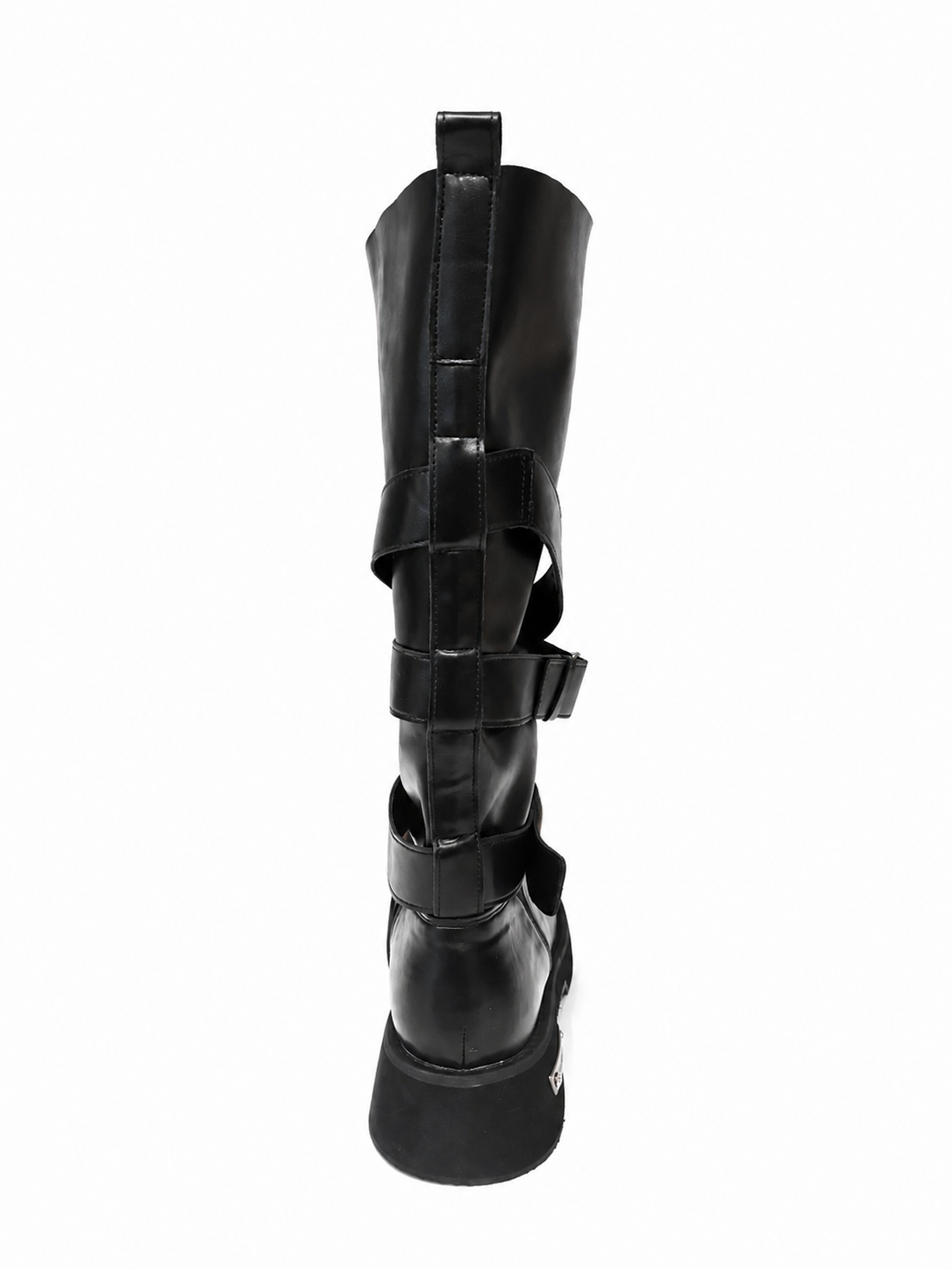 Vintage Buckle Engineer Mid-Calf Boots