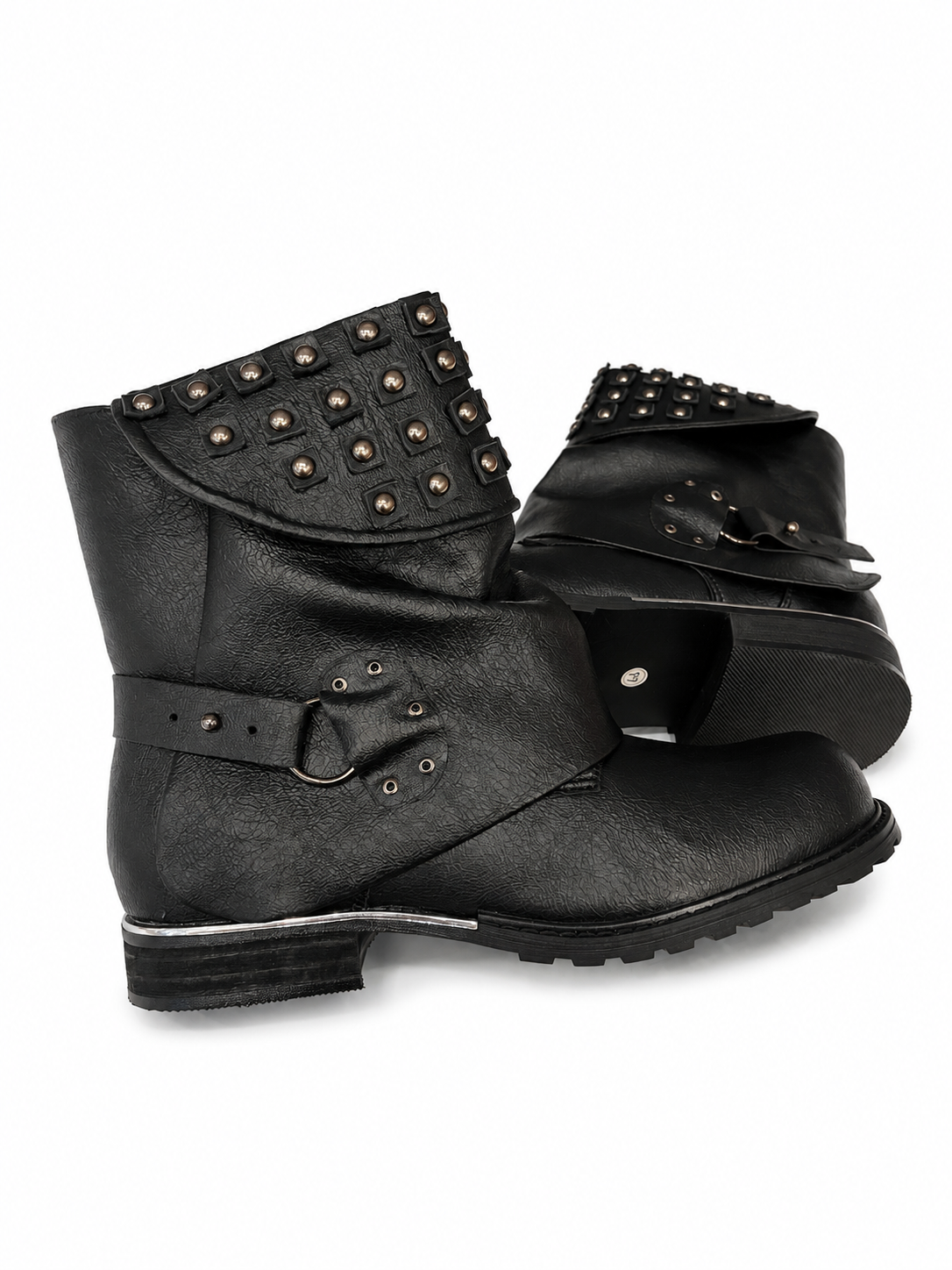 Studded Short Boots