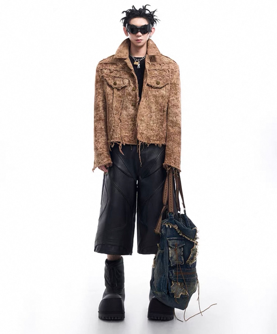 STARTEXCEEDEND Wasteland Distressed Jacket