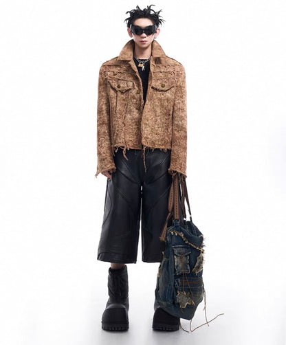 STARTEXCEEDEND Wasteland Distressed Jacket
