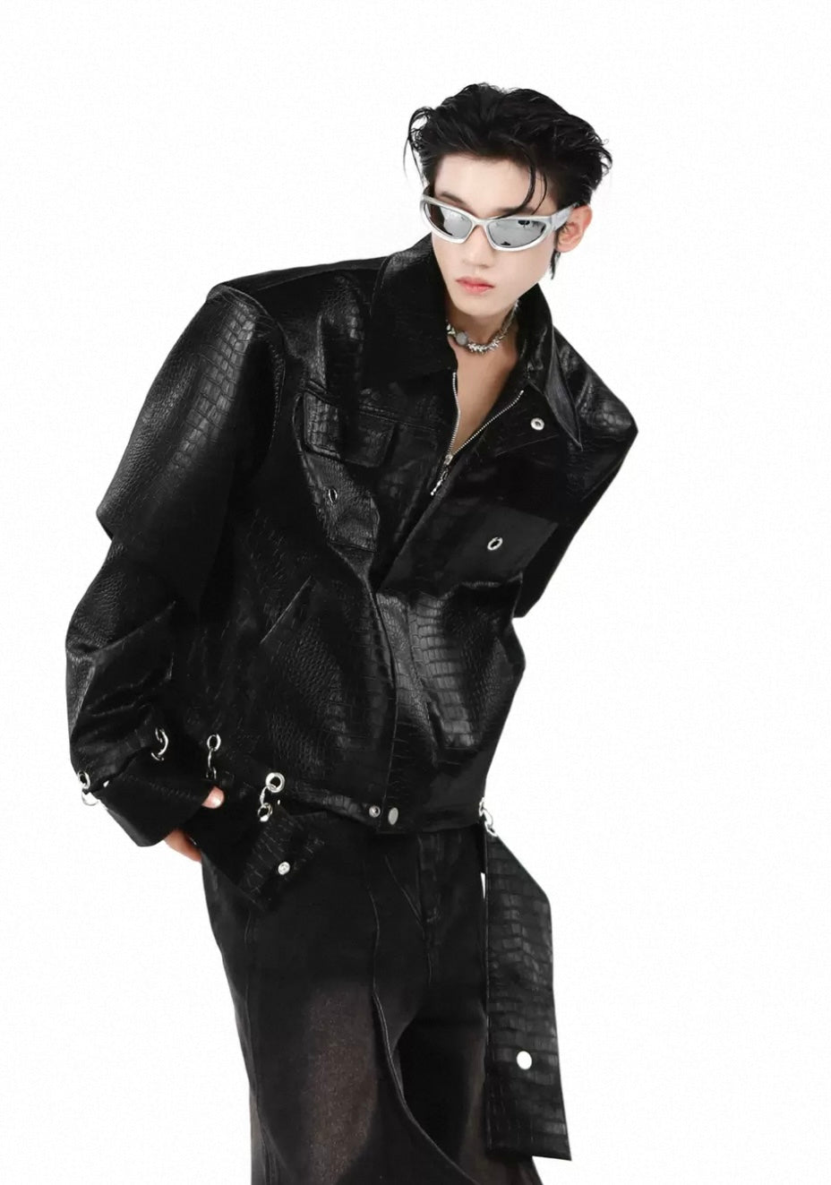 STARTEXCEEDEND PU Leather   Jacket