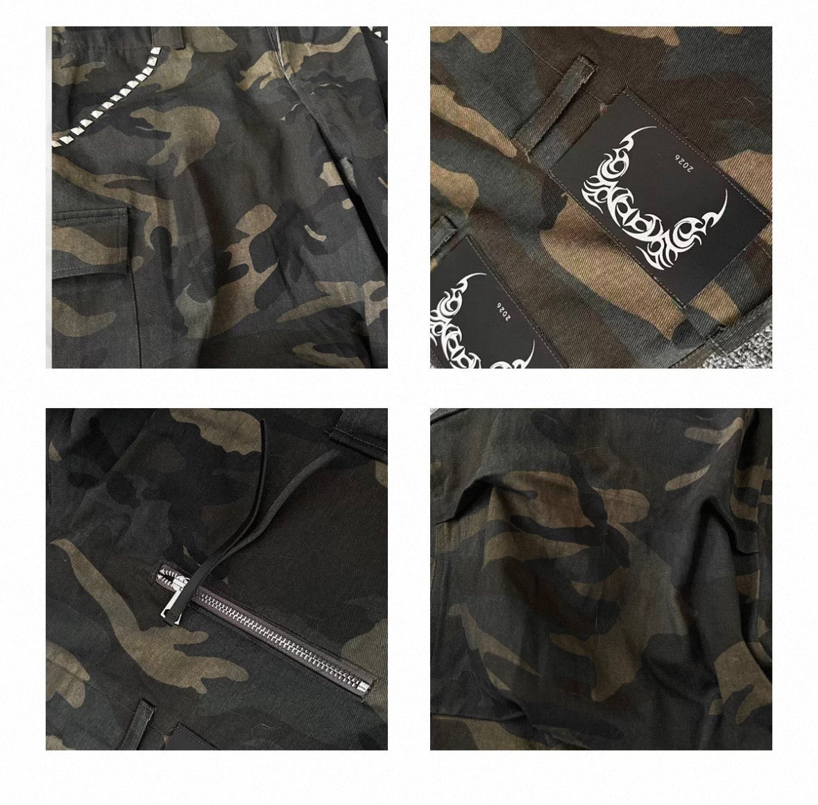 UCAN'TBELIKEME  Camo Double Waist Pants