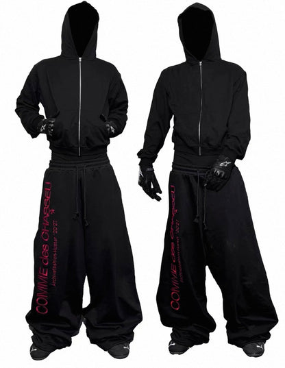 RYE CHASIN Lettering Sweat Pants