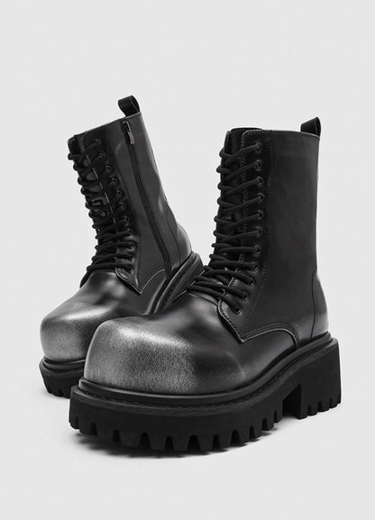SELFISH PU Lether Platform Boots