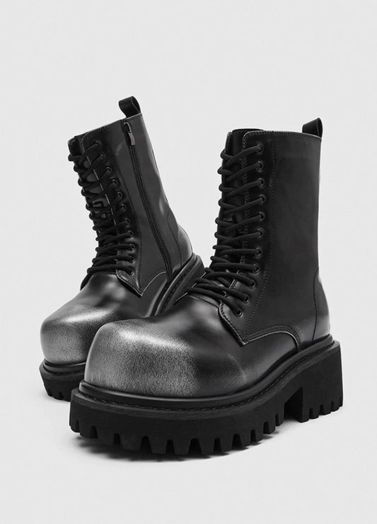 SELFISH PU Lether Platform Boots