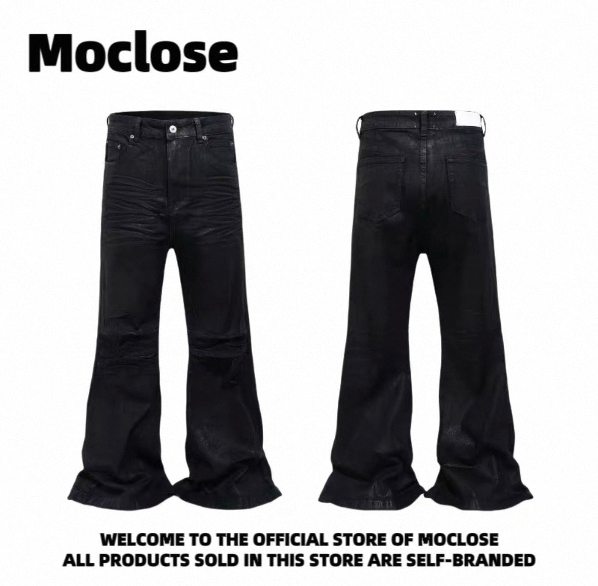 【期間限定販売】MOCLOSE Simple Denim Flare Pants