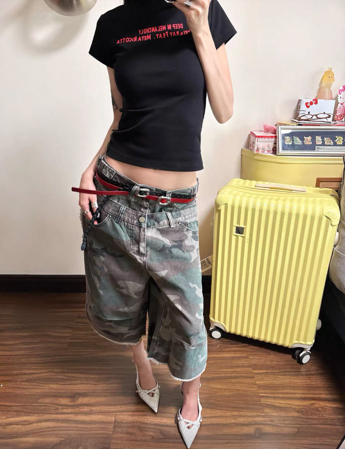 DBW Double Waist Half Pants
