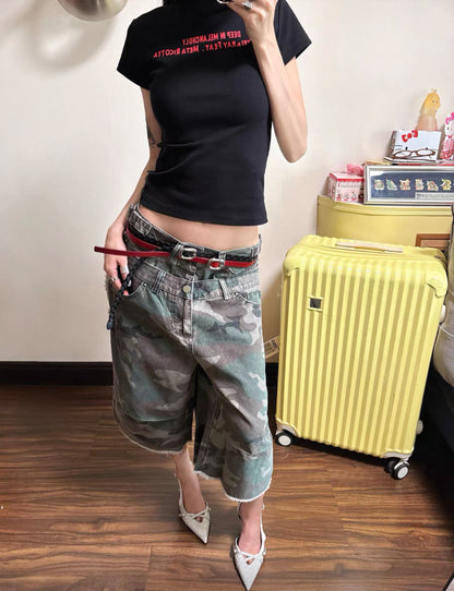DBW Double Waist Half Pants