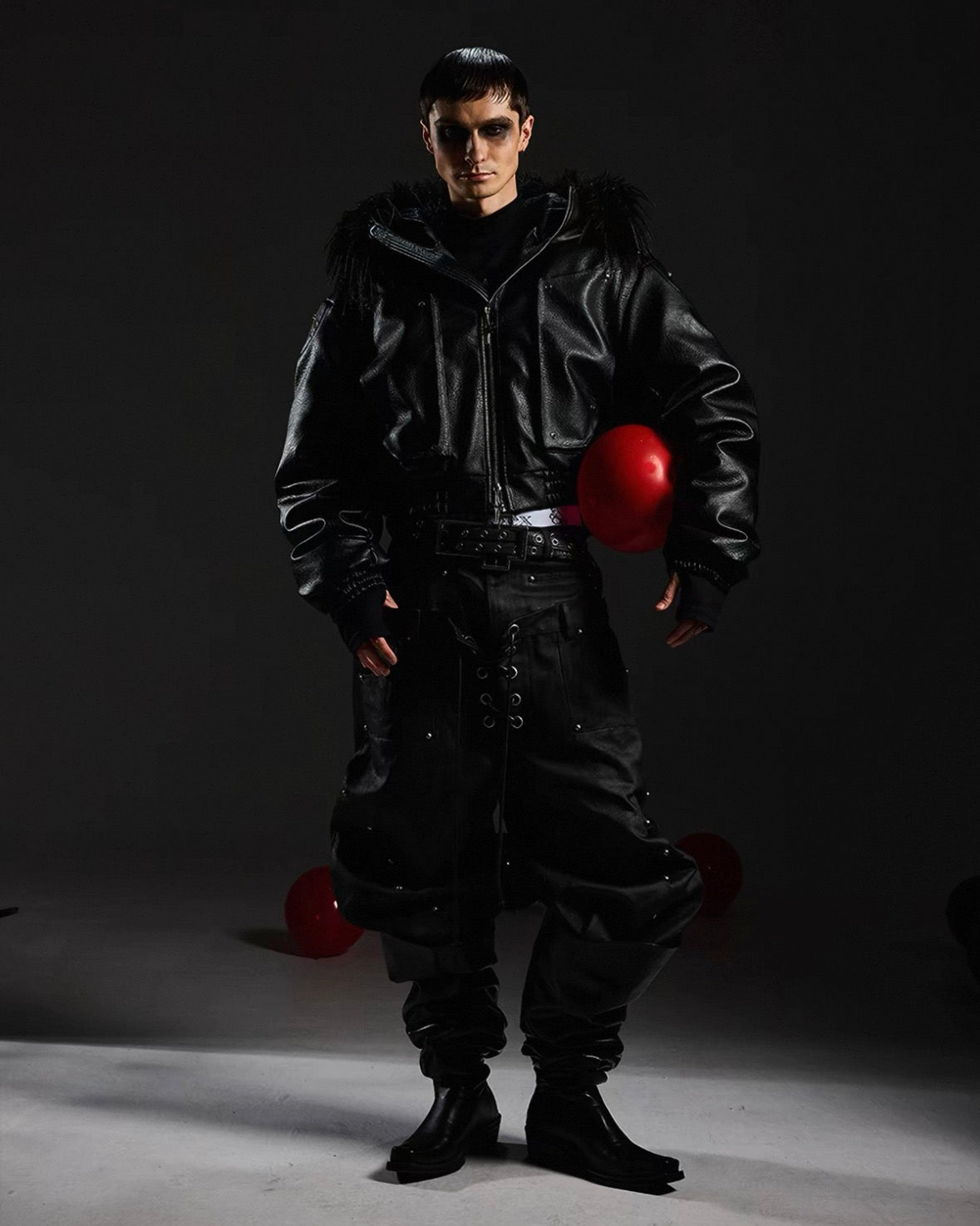 DARKRTPTS Far Hoodie Bomber Jacket