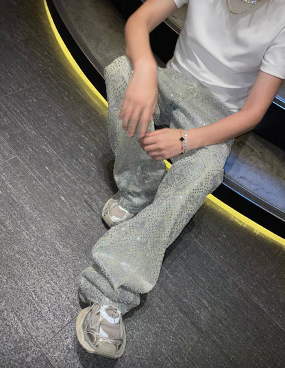 SICK IT RAIN Line Stone Blue Denim Jeans