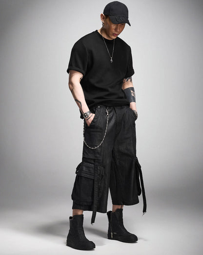 EODUP Long Half Pants
