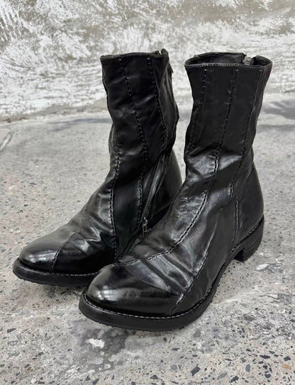 Vintage Leather Engineer Boots
