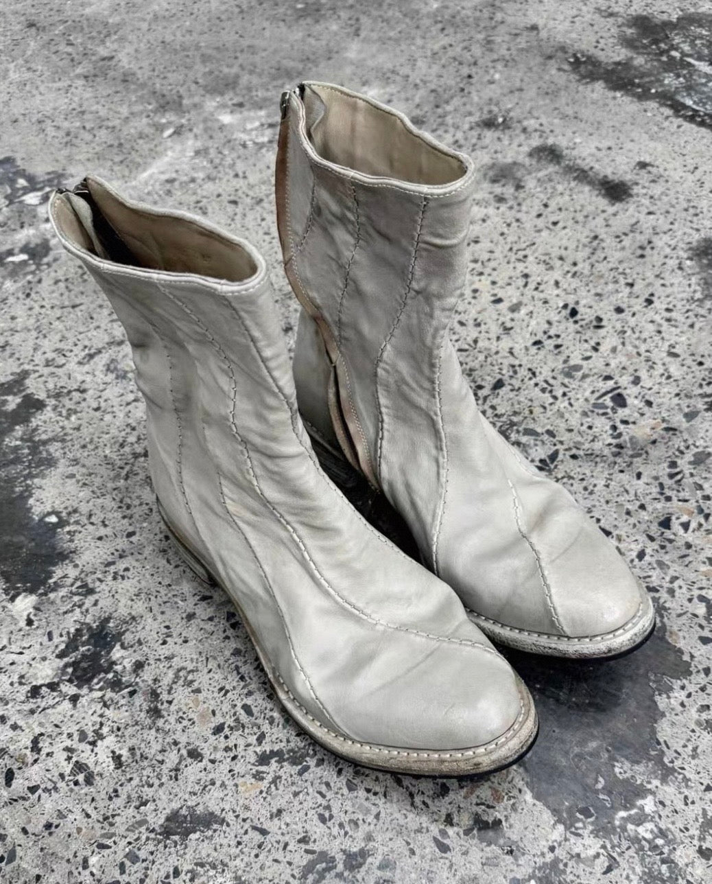 Vintage Leather Engineer Boots