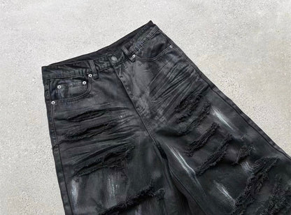 EVI GAZER Black half pants